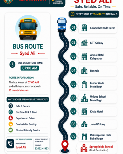 springfields schools Bus Route 4 springfields schools Bus Route 4