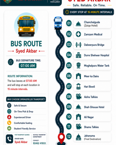 springfields schools Bus Route 7 springfields schools Bus Route 7