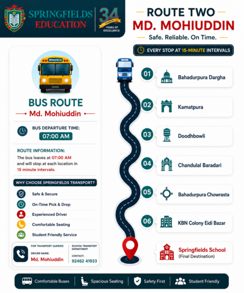 springfields schools Bus Route Two springfields schools Bus Route Two